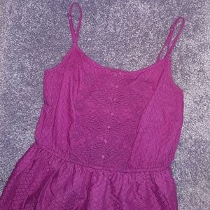 Arizona Jean Purple Peplum Top